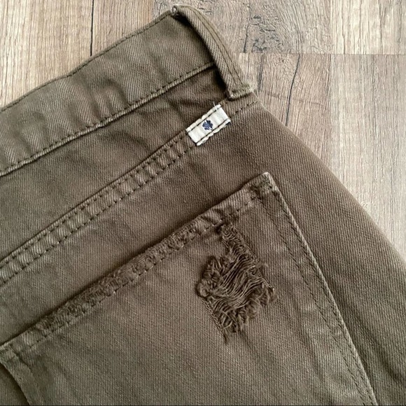 Lucky Brand Bridgette High Rise Skinny Jeans Distress Green Size 8/29 - Picture 14 of 16